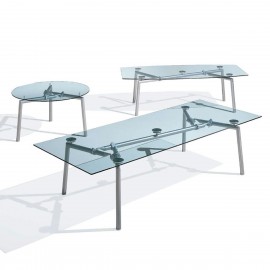 Table de Réunion Design en verre Isotta d'ULTOM.