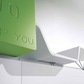 Banque d'accueil Design Can I Help d'ULTOM coloris vert